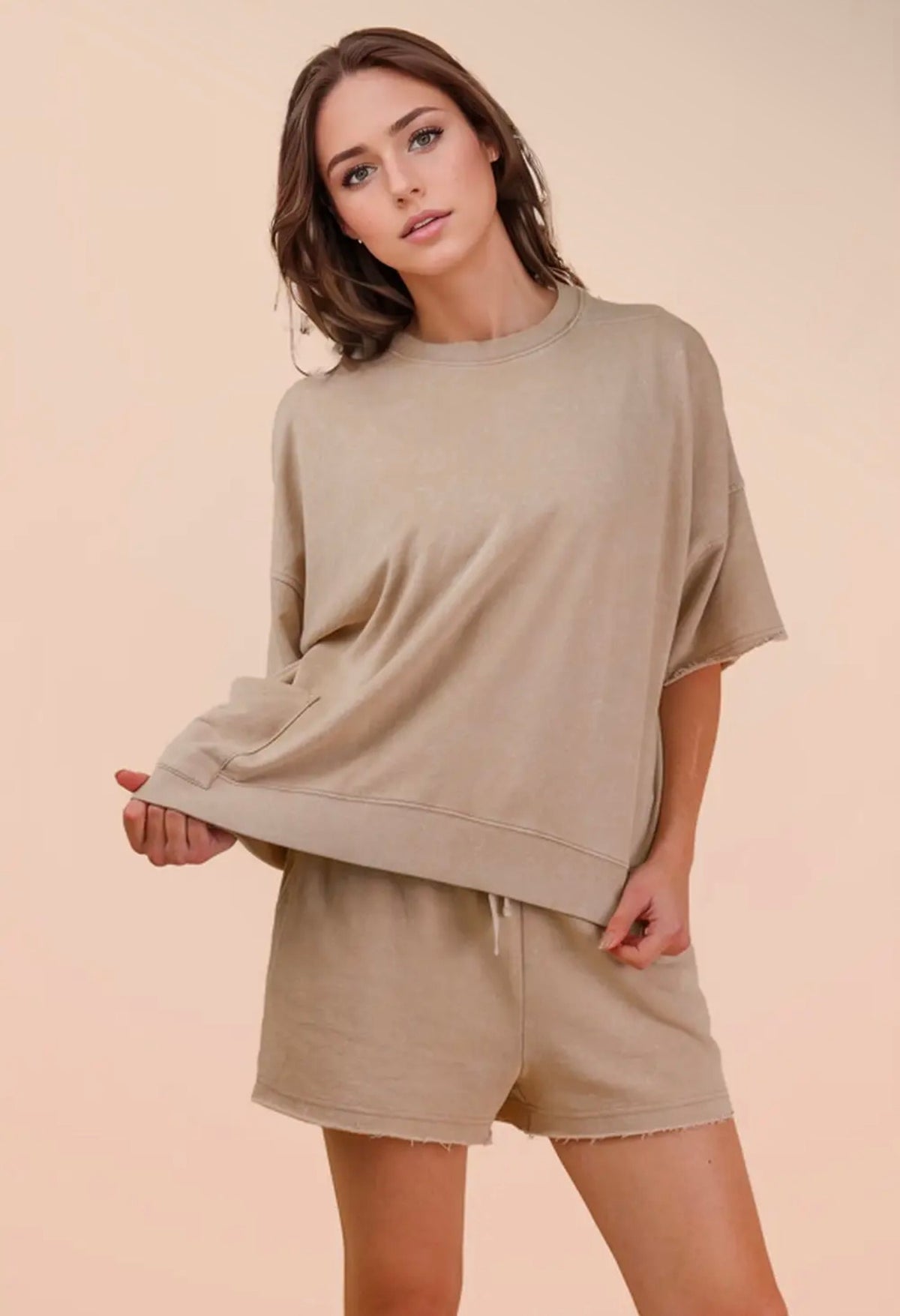Mineral Wash Knit Set