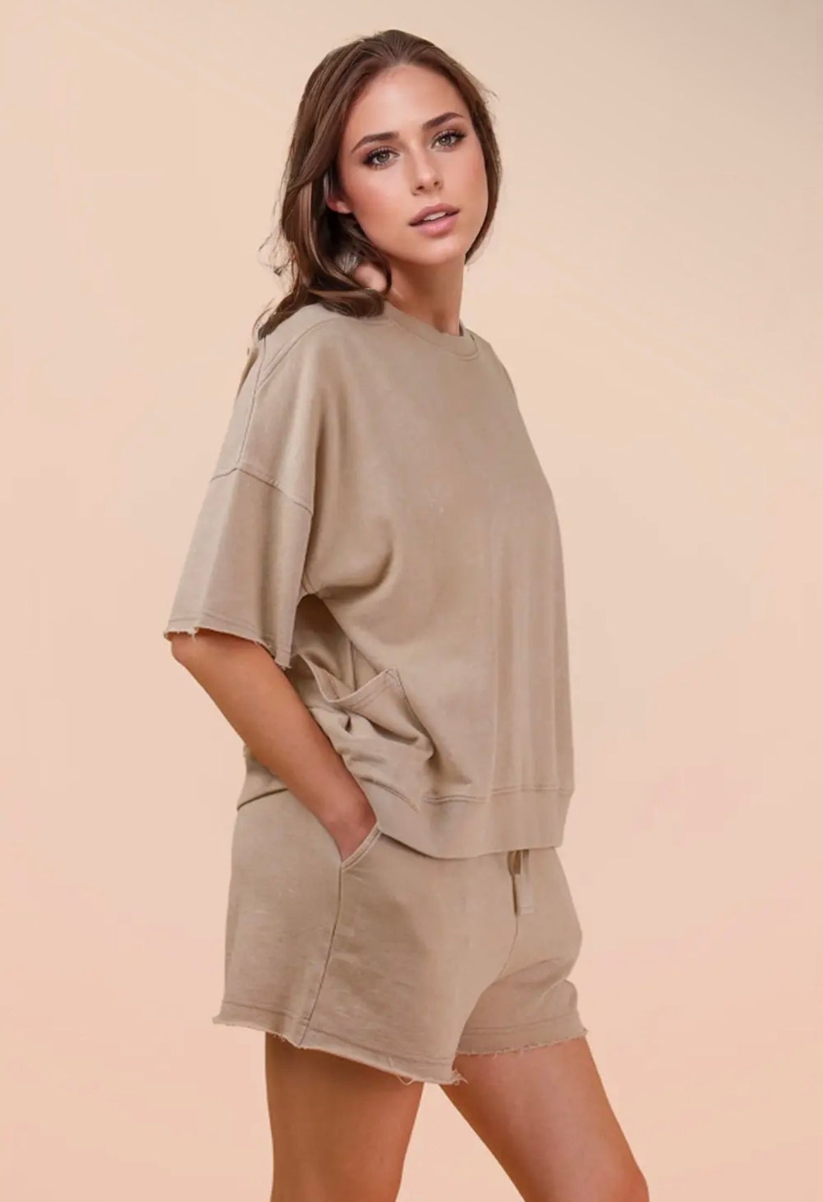 Mineral Wash Knit Set